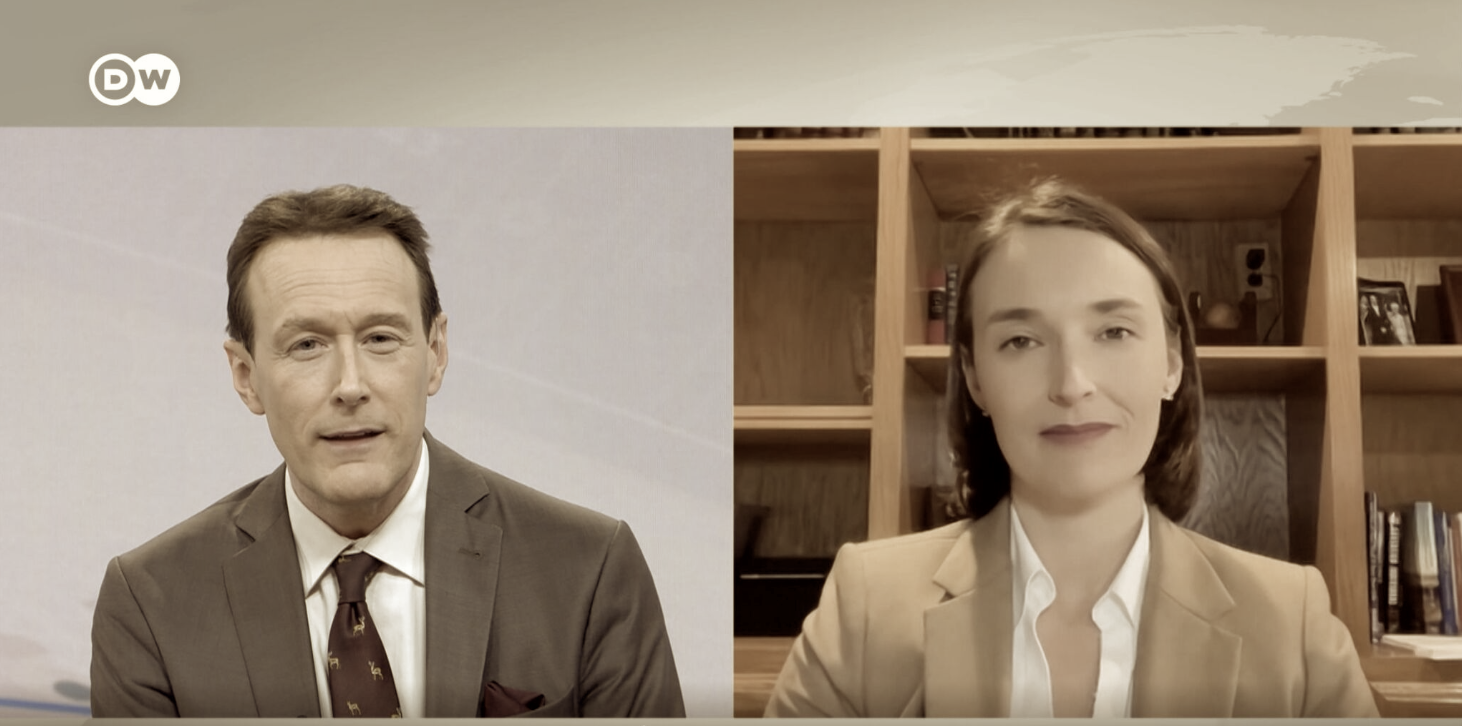 Sonnet Frisbie on Deutsche Welle